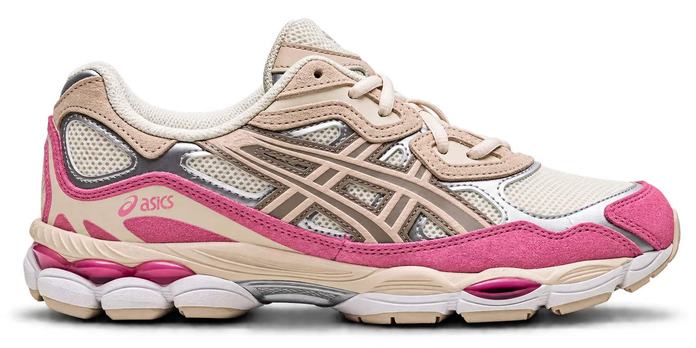 Sneaker ASICS rose et crème
