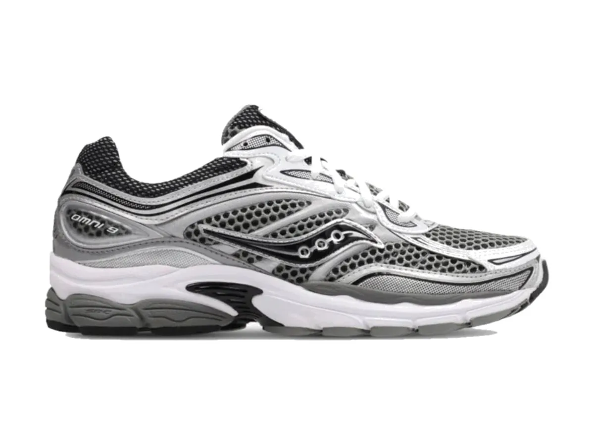 Saucony ProGrid Omni 9 · Argent / Noir